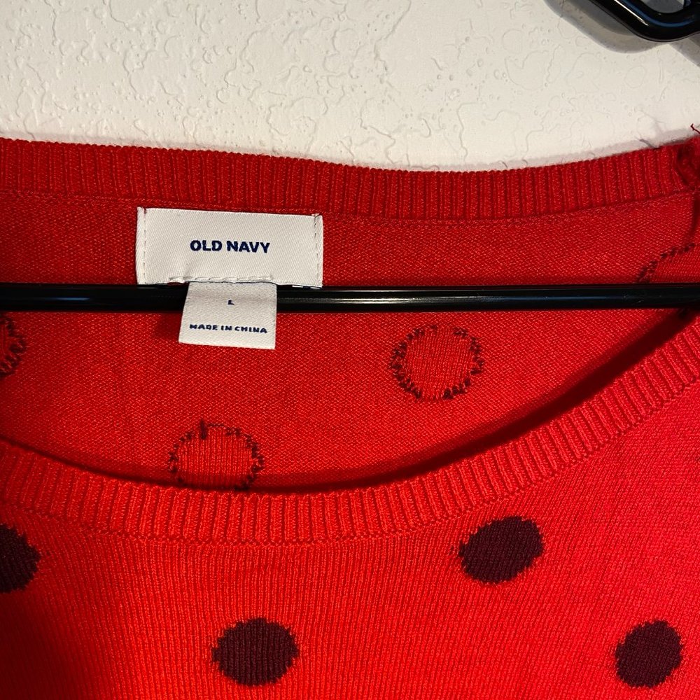 Old Navy polka dot sweater - Picture 2 of 4